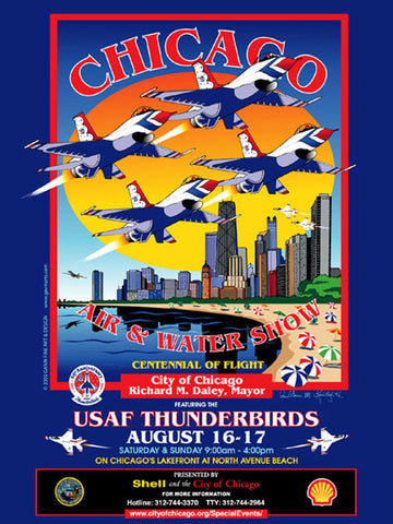 Chicago Air & Water Show 2003 Poster