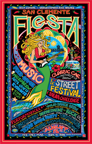 San Clemente Fiesta Music Festival Poster 2012