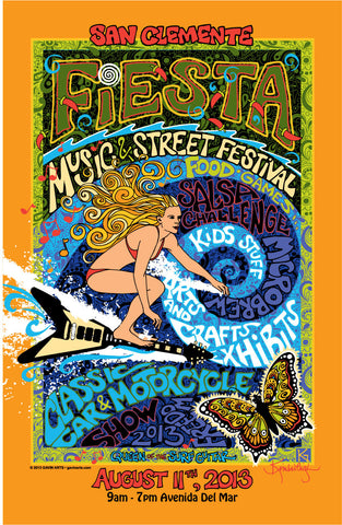San Clemente Fiesta Music Festival Poster 2013