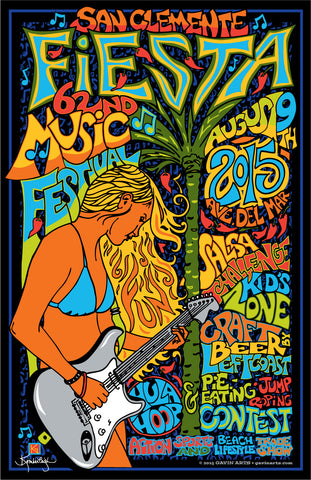 San Clemente Fiesta Music Festival Poster 2015