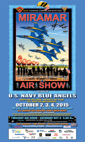MCAS Miramar 2015 Air Show Poster