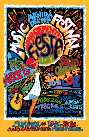 San Clemente Fiesta Music Festival Poster 2017