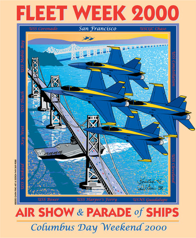 Fleet Week San Francisco 2000 Poster