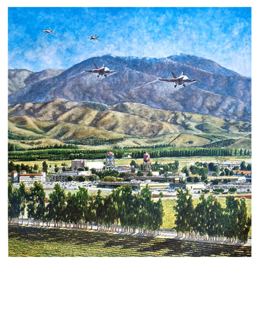 MCAS El Toro Air Show 1990 Lithograph
