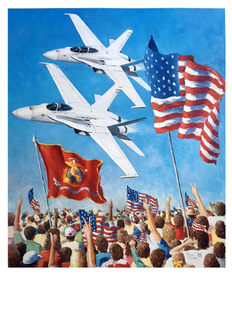 MCAS El Toro Air Show 1991 Lithograph