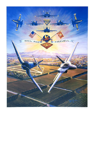 MCAS El Toro Air Show 1996 Lithograph
