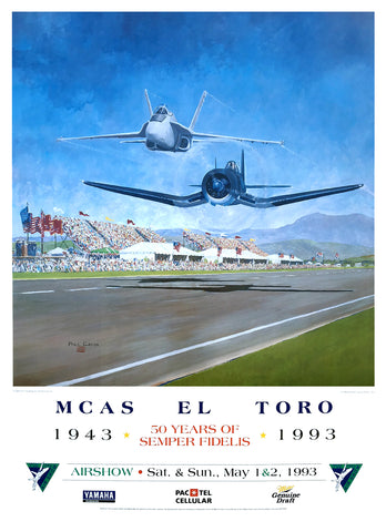 MCAS El Toro Air Show 1993 Poster