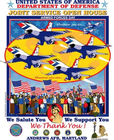 Andrews AFB Department of Defense Joint Service Open House 2005 Poster