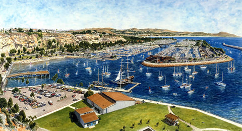 A Painting of Dana Point Harbor: Dana Dreams — Endless Summer