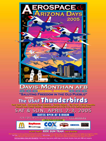 Davis-Monthan AFB Aerospace & Arizona Days 2005 Poster
