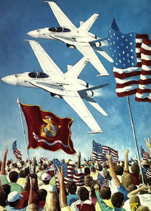 MCAS El Toro Air Show 1991 Note Cards