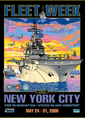 Fleet Week New York City 2006 Poster