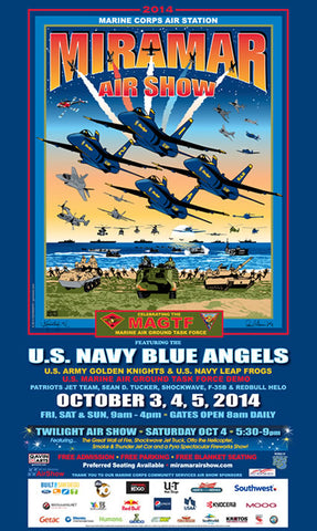 MCAS Miramar 2014 Air Show Poster