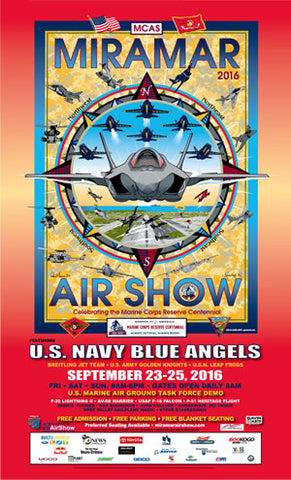 MCAS Miramar 2016 Air Show Poster