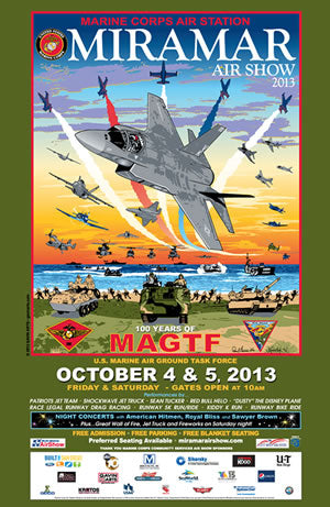 MCAS Miramar 2013 Air Show Poster