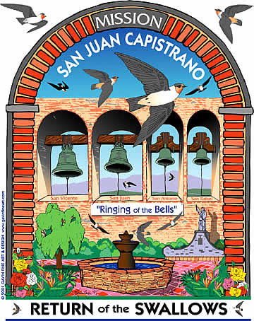 San Juan Capistrano Swallows Day 2001 Poster