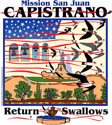 San Juan Capistrano Swallows Day 2002 Poster