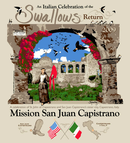 San Juan Capistrano Swallows Day 2009 Poster