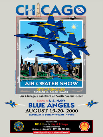 Chicago Air & Water Show 2000 Poster
