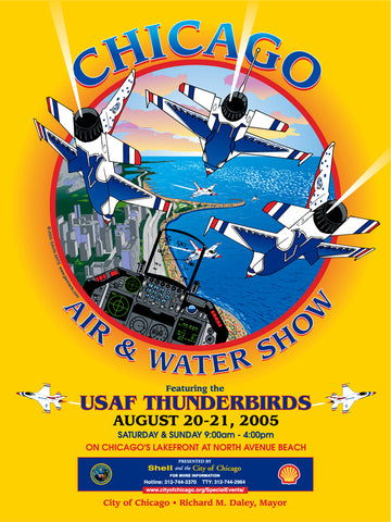 Chicago Air & Water Show 2005 Poster