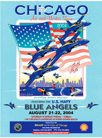 Chicago Air & Water Show 2004 Poster