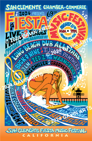 San Clemente Fiesta Music Festival Poster 2024