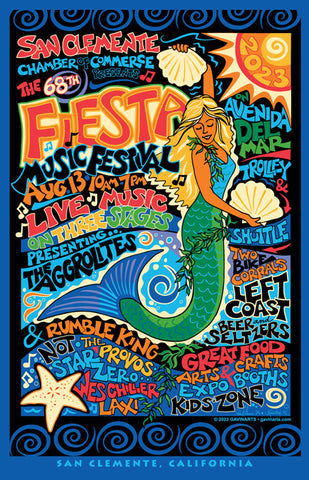 San Clemente Fiesta Music Festival Poster 2023