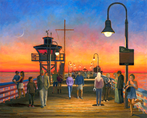 San Clemente Pier: Twilight