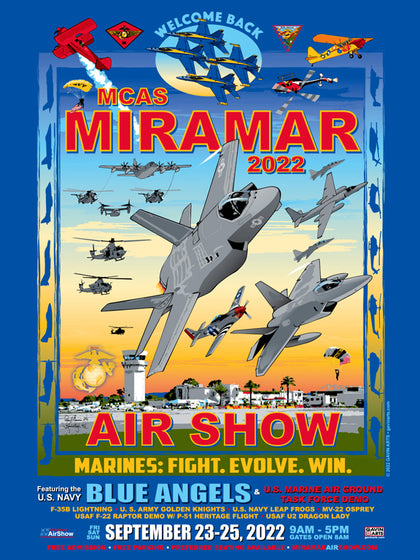 MCAS Miramar 2022 Air Show Poster