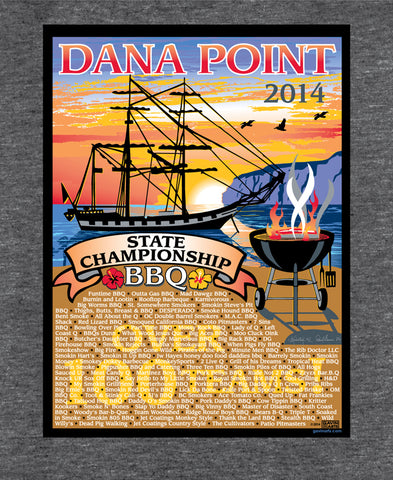 2014 Dana Point BBQ Championship T-shirt