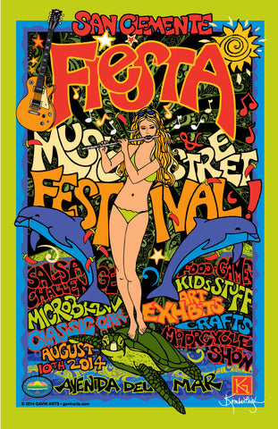 San Clemente Fiesta Poster 2014