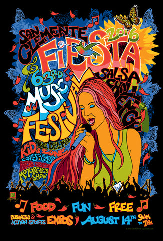 San Clemente Fiesta Poster 2016
