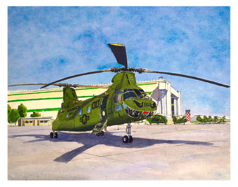 CH-46 at MCAS Tustin