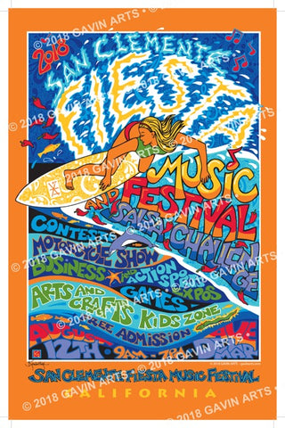 San Clemente Fiesta Poster 2018