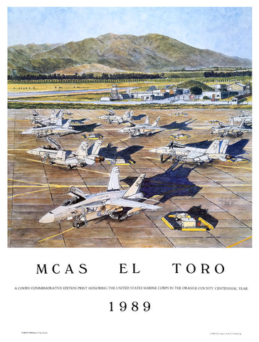 MCAS El Toro Air Show 1989 Poster