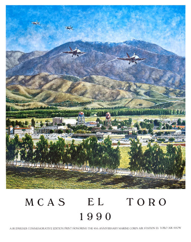 MCAS El Toro Air Show 1990 Poster