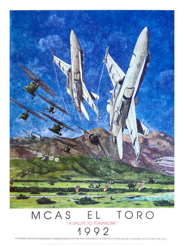 MCAS El Toro Air Show 1992 Poster