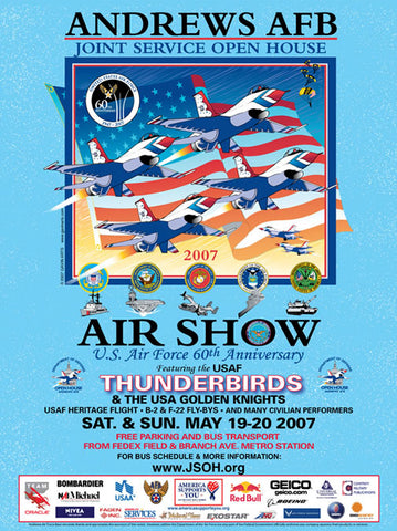 Andrews AFB Department of Defense Joint Service Open House 2007 Poster
