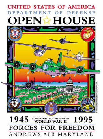 Andrews AFB Department of Defense Joint Service Open House 1995 Poster