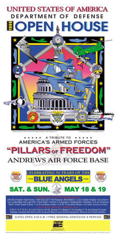 Andrews AFB Department of Defense Joint Service Open House 1996 Poster