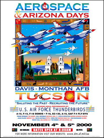 Davis-Monthan AFB Aerospace & Arizona Days 2000 Poster
