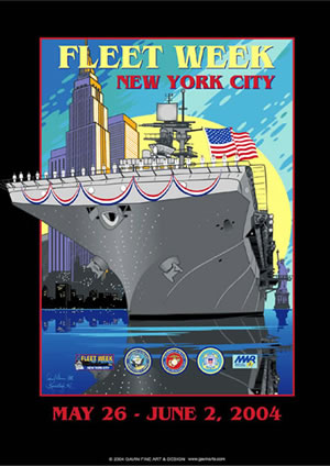 Fleet Week New York City 2004 Poster