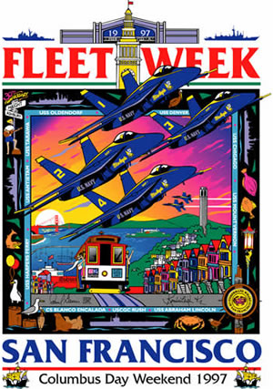 Fleet Week San Francisco 1997 Poster