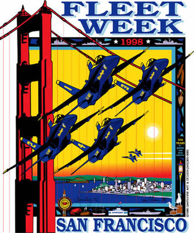 Fleet Week San Francisco 1998 Poster