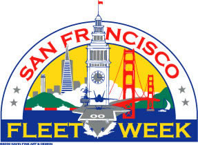 Fleet Week San Francisco Logo Pin, Undated