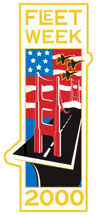 Fleet Week San Francisco 2000 Logo Pin