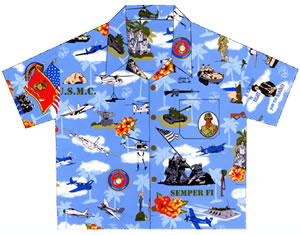 U.S. Marine Corps Hawaiian™ Shirts for Women