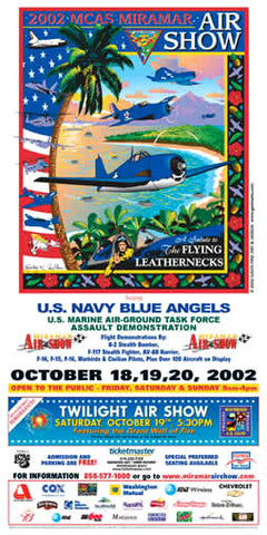 MCAS Miramar 2002 Air Show Poster