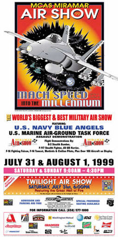 MCAS Miramar 1999 Air Show Poster