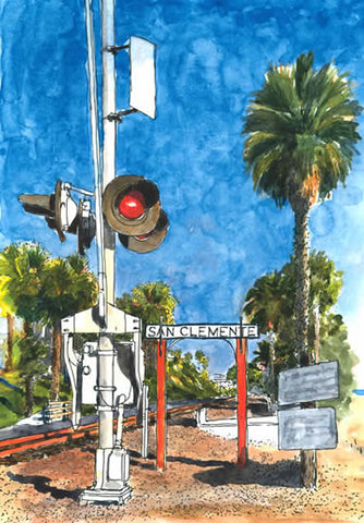 San Clemente Railroad Crossing